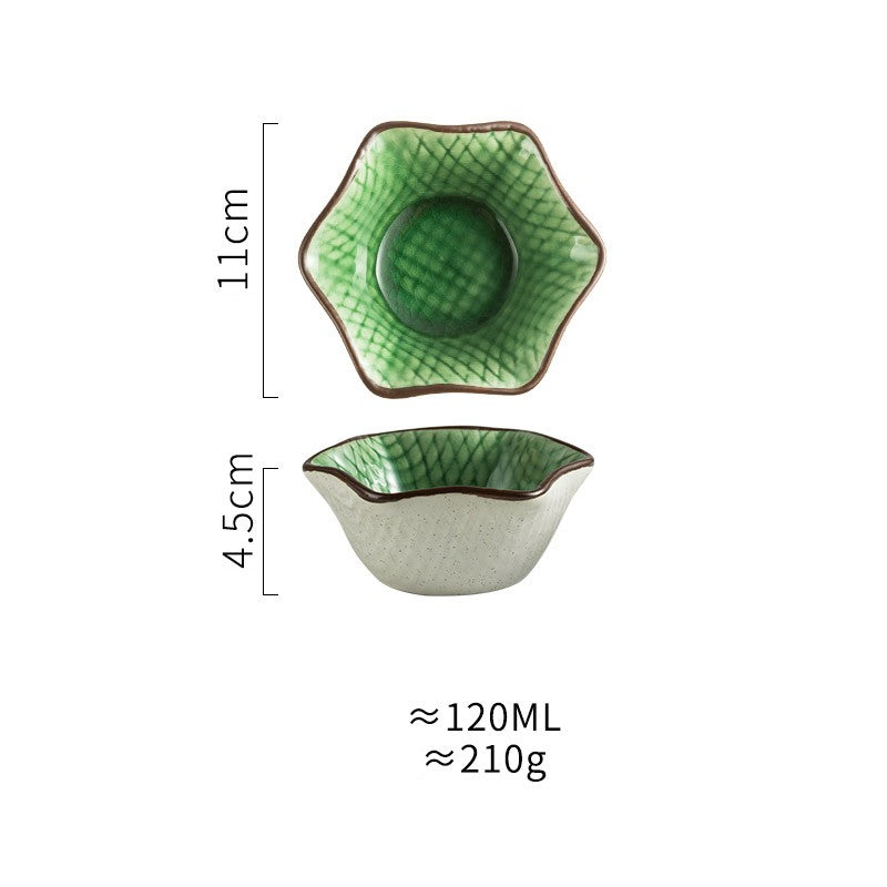 Vaisselle en céramique simple et élégante pour la cuisine occidentale