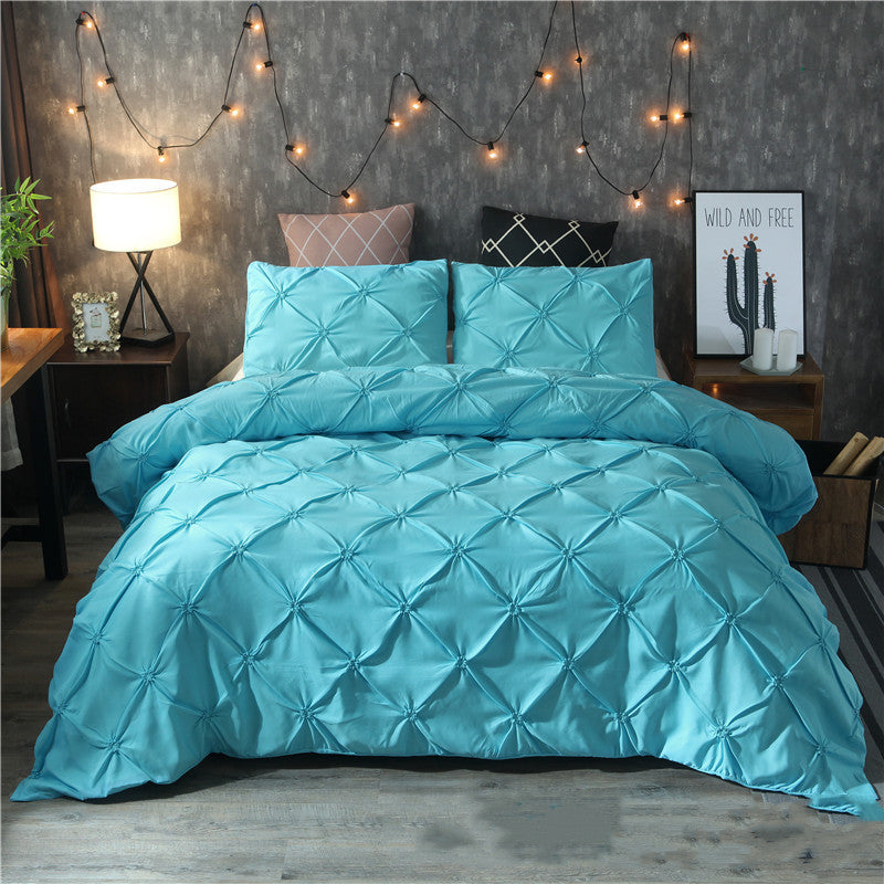 Linge de maison uni, housse de couette unie