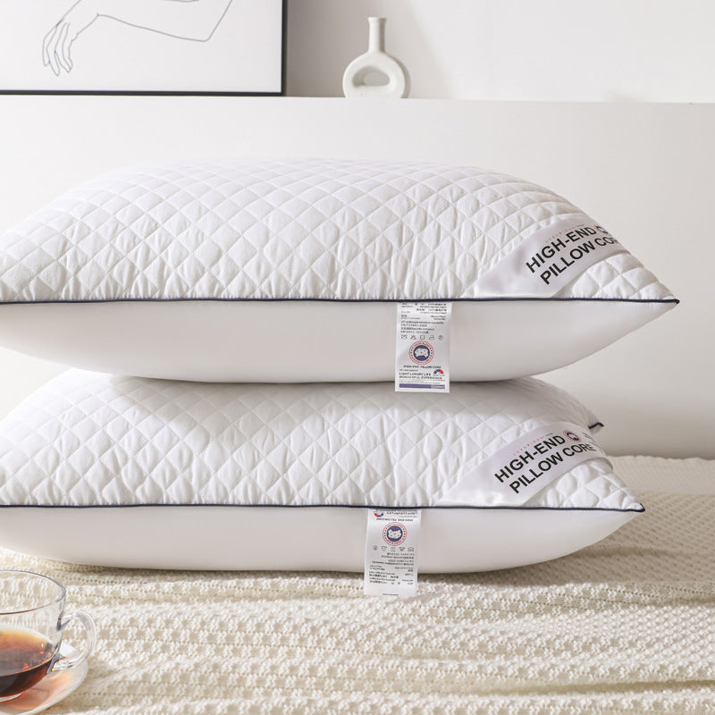 Oreiller en velours et plumes pour adulte, neuf, à usage domestique