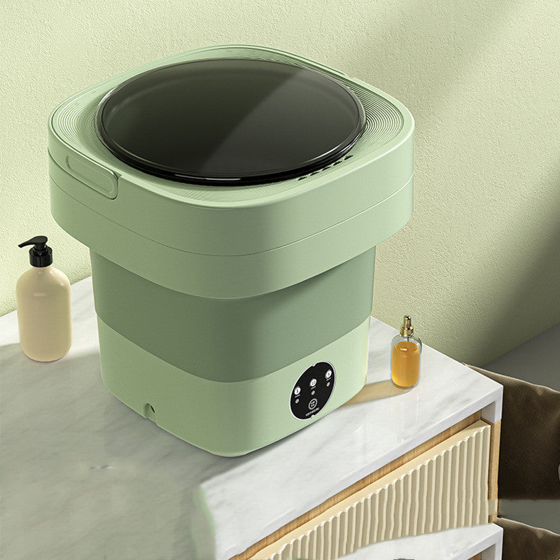 Mini machine à laver pliable et portable pour chaussettes, sous-vêtements et culottes. Grande capacité. 3 modèles avec essorage.