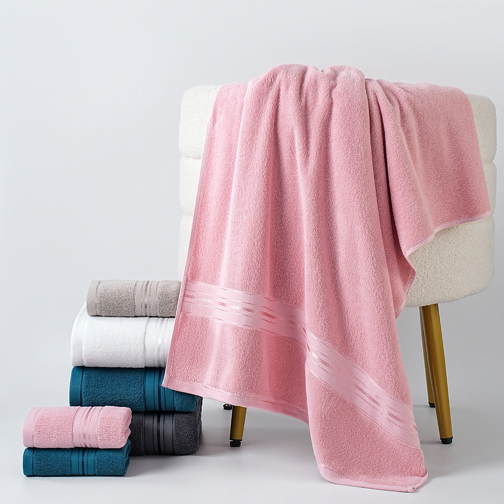 Ensemble de 8 serviettes de bain en pur coton pour la maison, absorbantes et adaptées aux adultes.
