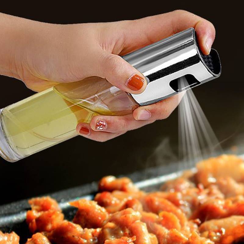 BBQ-Sprühflasche für gesundes Kochöl und Essig, Drucksprühflasche, auslaufsicherer Öltank, Grillzubehör, Küchenhelfer