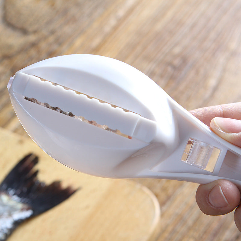 Brosse à écailles de poisson, râpe à écailles, couteau à poisson à démontage rapide, outil de cuisine pour le nettoyage et l'écaillage des poissons