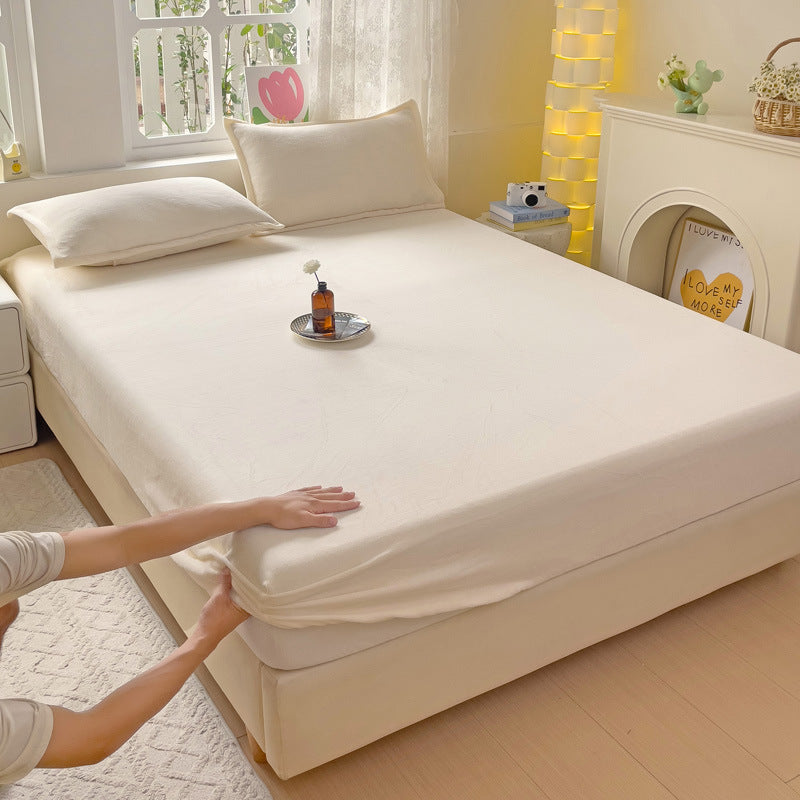 Drap de lit en fibre de lait Simmons pour dortoir à domicile