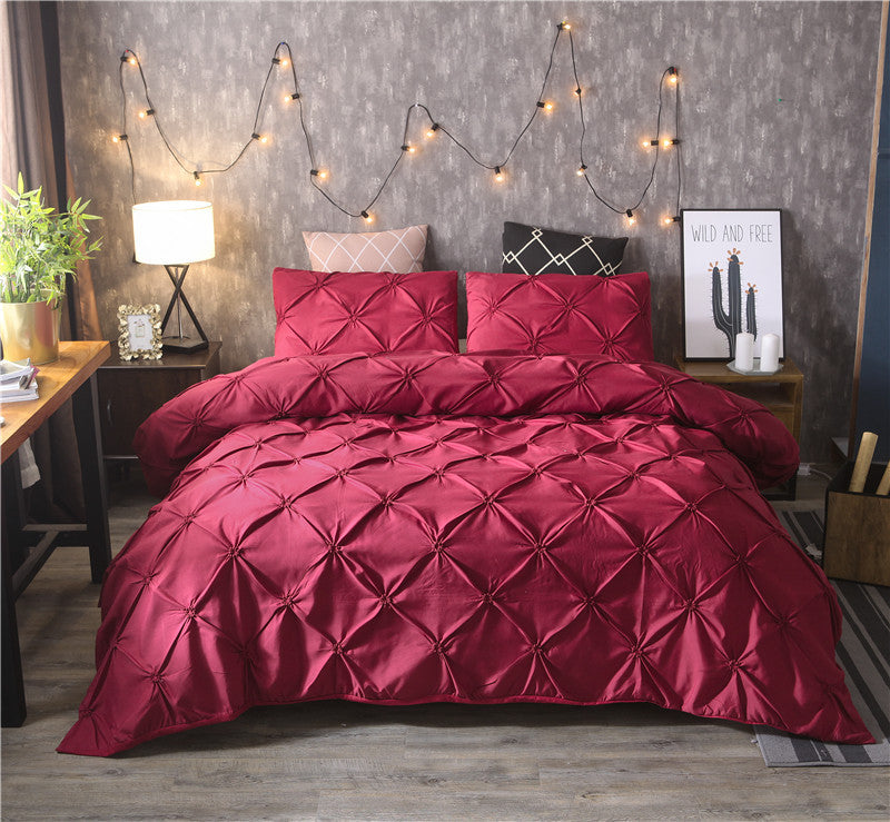 Linge de maison uni, housse de couette unie