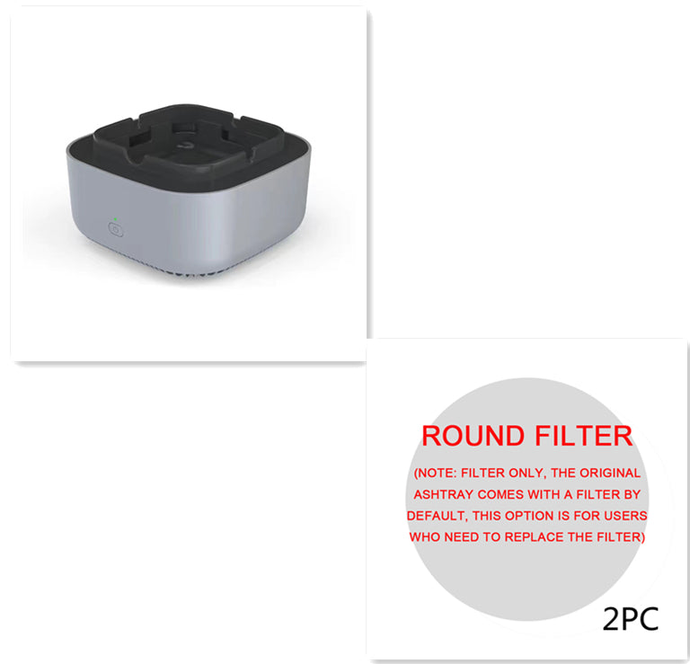 Cendrier purificateur d'air avec élimination de fumée et purification par anions - Appareil portable pour voiture