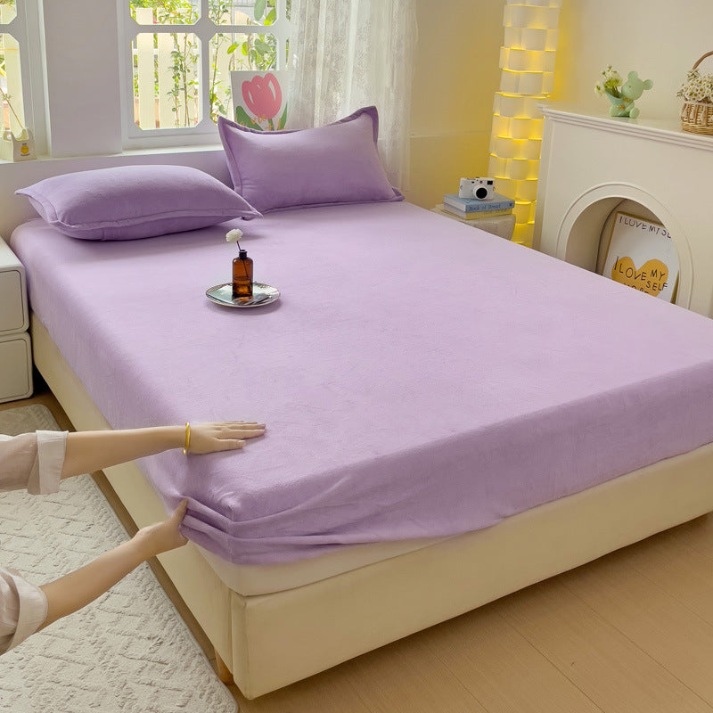 Drap de lit en fibre de lait Simmons pour dortoir à domicile