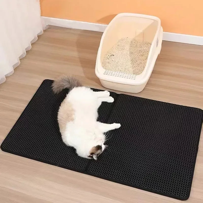 Tapis de litière pour chat EVA à la fois tendance et original pour la maison