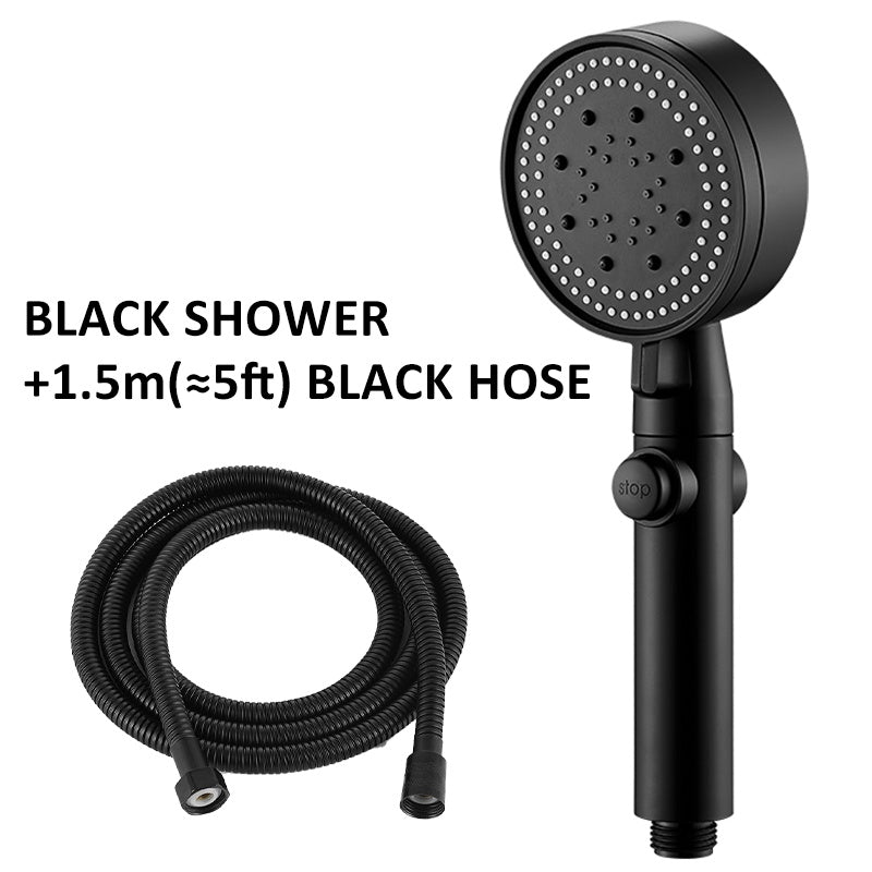 Pommeau de douche à pression élevée avec grand débit.