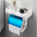 Support de rangement en plastique pour papier toilette, étanche, pour rouleaux de papier toilette.