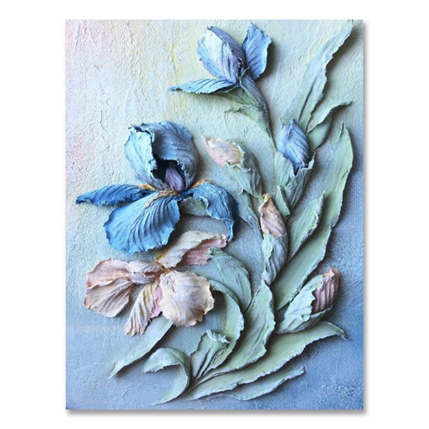 Affiche florale Navia, décoration murale sur toile