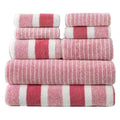 Ensemble de 8 serviettes de toilette absorbantes et épaisses pour la maison.
