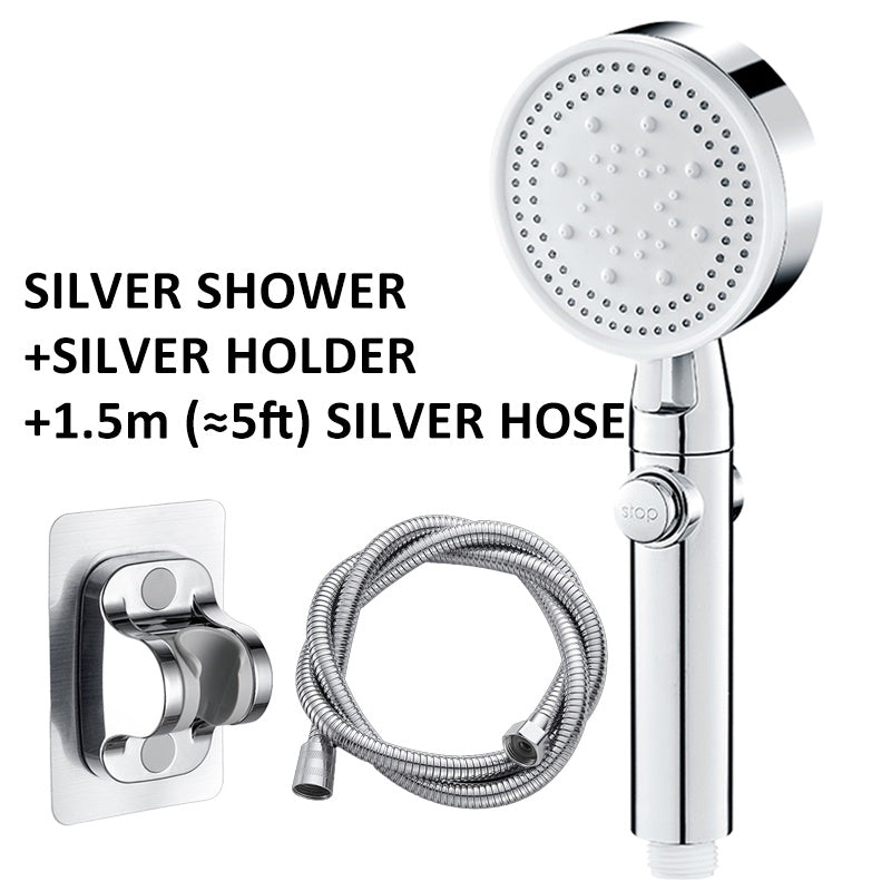 Pommeau de douche à pression élevée avec grand débit.