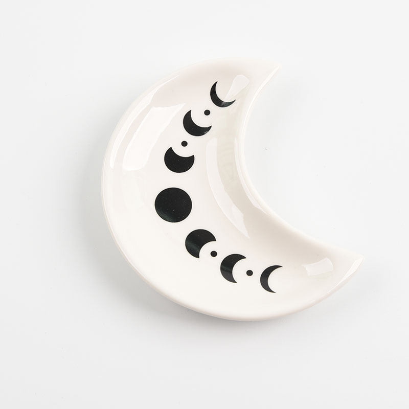 Porte-bijoux en céramique en forme de lune - Décoration intérieure