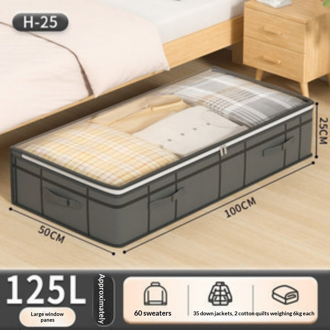 Foldable Underbed Storage Bag for Clothes & Bedding
