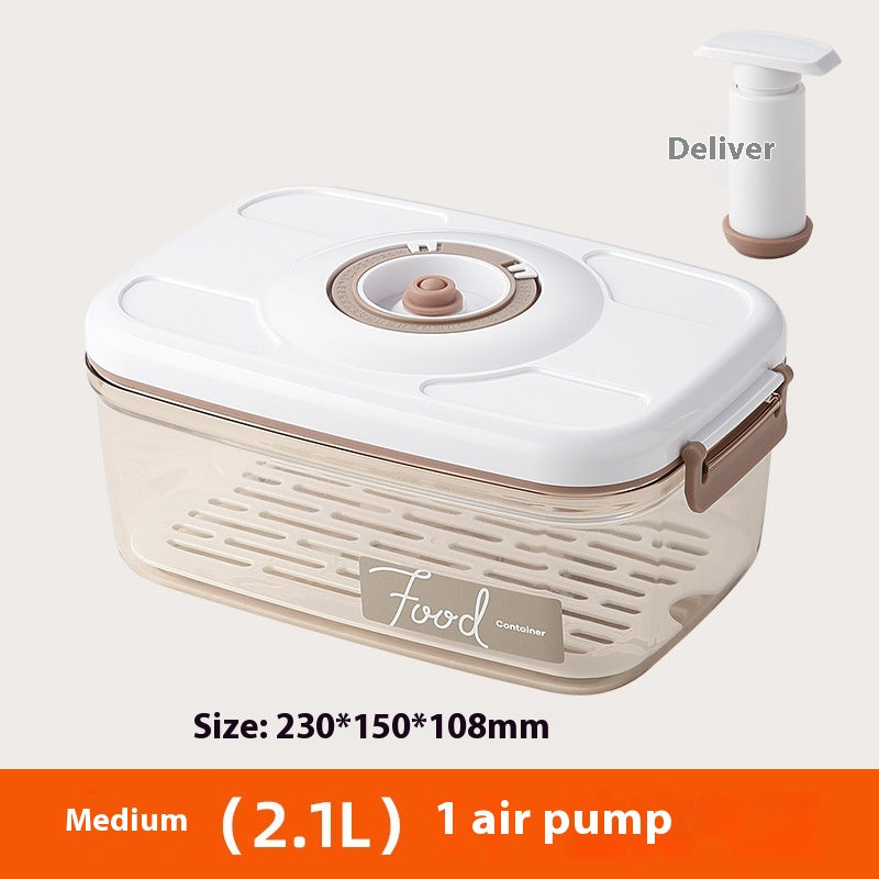 Boîte de conservation sous vide avec scelleuse sous vide gratuite, récipient transparent pour une organisation optimale, boîte à lunch hermétique, cadeau idéal