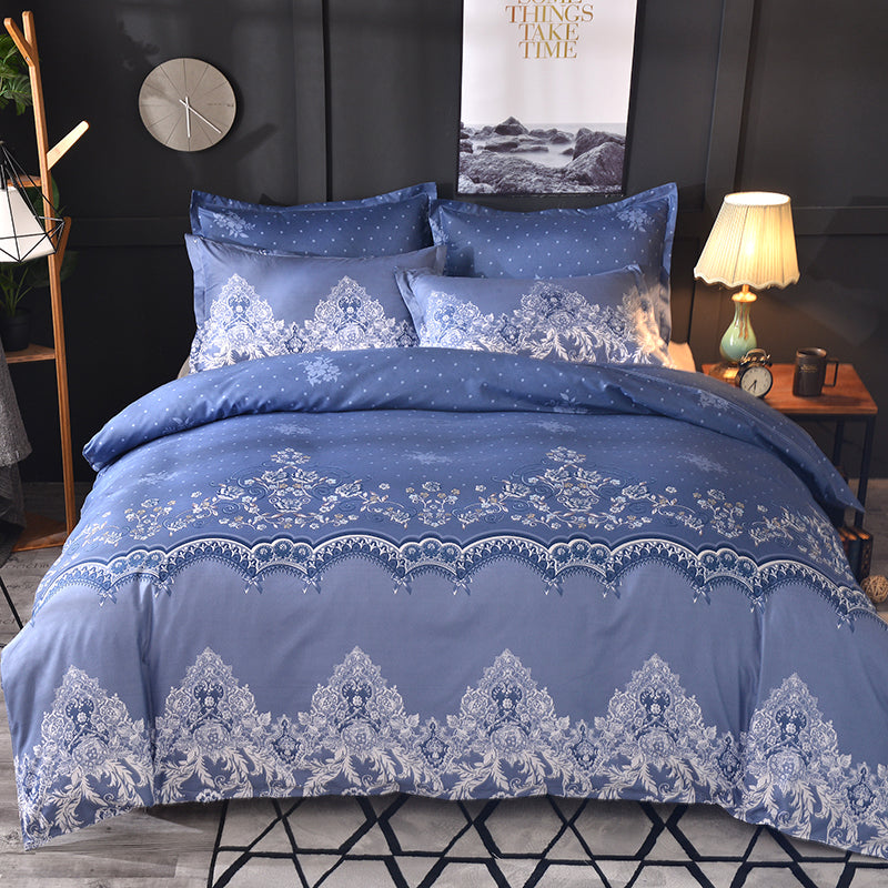 Linge de maison, housse de couette en dentelle de luxe légère américaine, literie