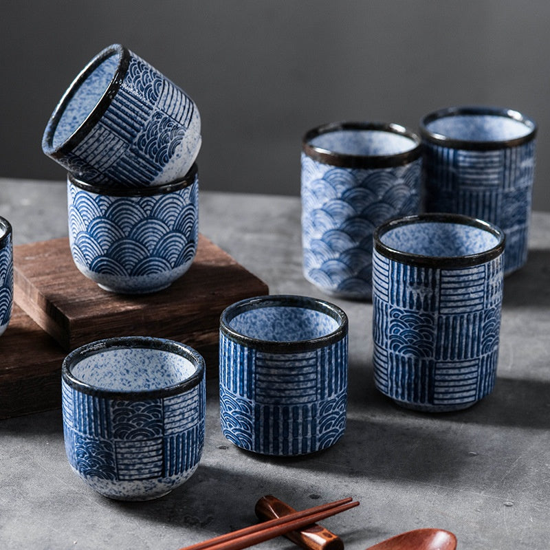 Gobelet rétro en céramique chinoise pour la maison