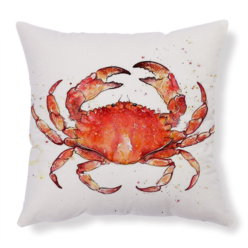 Housses de coussin imprimées tortues marines pour la décoration intérieure, canapé et fauteuil.