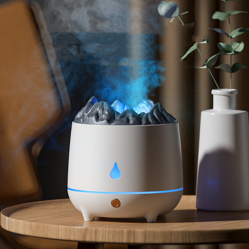 Nouvel humidificateur Volcano, machine d'aromathérapie Flaming Mountain, diffuseur Volcano, brume d'intérieur, volume créatif