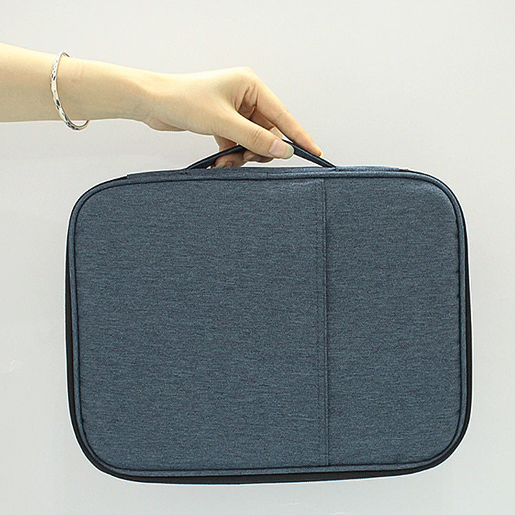 Pochette de rangement multifonctionnelle portable pour voyage, à plusieurs niveaux