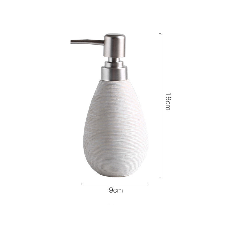 Flacon de gel douche pour salle de bain, flacon de lotion, céramique de salle de bain