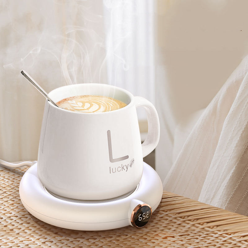 Chauffe-tasse à café, sous-verre chauffant intelligent, isolation thermique, température constante, coussin chauffant de bureau