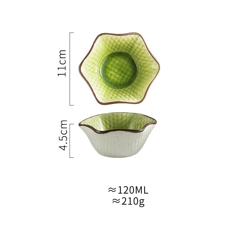 Vaisselle en céramique simple et élégante pour la cuisine occidentale
