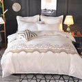 Linge de maison, housse de couette en dentelle de luxe légère américaine, literie