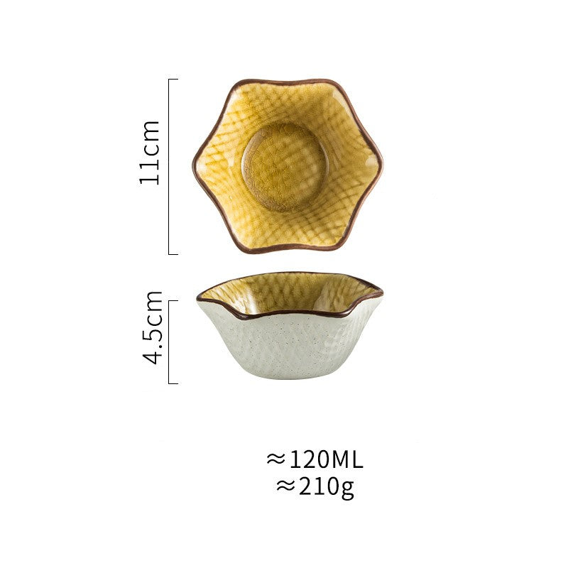 Vaisselle en céramique simple et élégante pour la cuisine occidentale