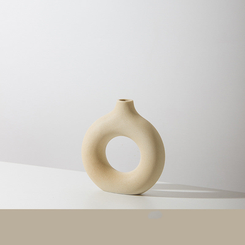 Nouveau vase à biscuits avec particules givrées, dispositif de composition florale
