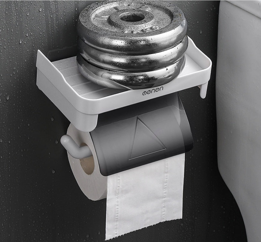 Support de rangement en plastique pour papier toilette, étanche, pour rouleaux de papier toilette.