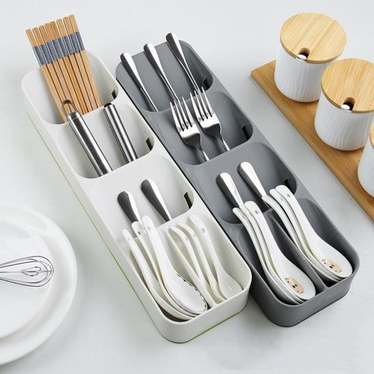 Kitchen Drawer Cutlery Organizer Box