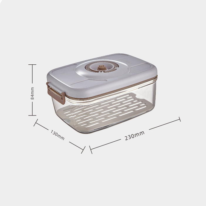 Boîte de conservation sous vide avec scelleuse sous vide gratuite, récipient transparent pour une organisation optimale, boîte à lunch hermétique, cadeau idéal