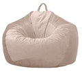 Housse de pouf en tissu style tatami, velours court sans rembourrage, pour ranger vos jouets et accessoires de maison