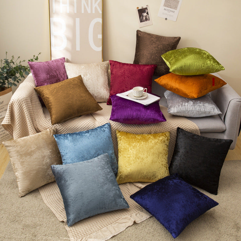 Housse de coussin en velours Ice Crystal, collection automne-hiver New Home Fabric, tout inclus