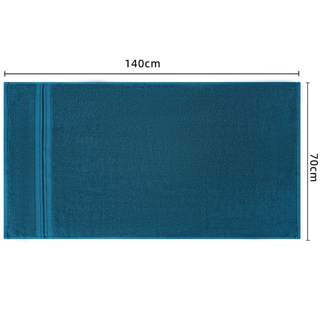 Ensemble de 8 serviettes de bain en pur coton pour la maison, absorbantes et adaptées aux adultes.