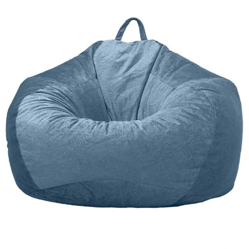 Housse de pouf en tissu style tatami, velours court sans rembourrage, pour ranger vos jouets et accessoires de maison