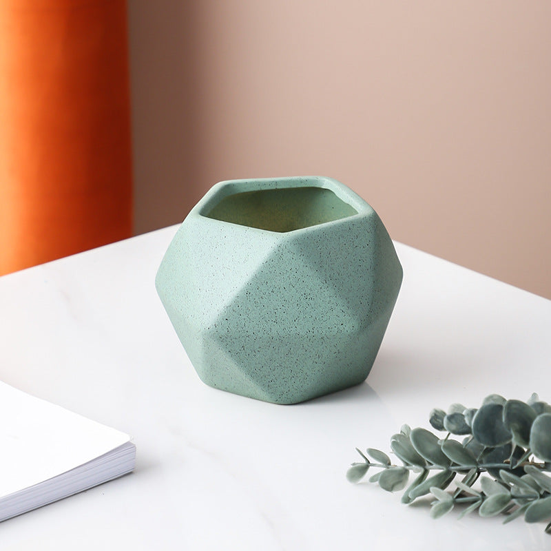 Pot de fleurs créatif en céramique avec motif de viande pour le jardinage à domicile