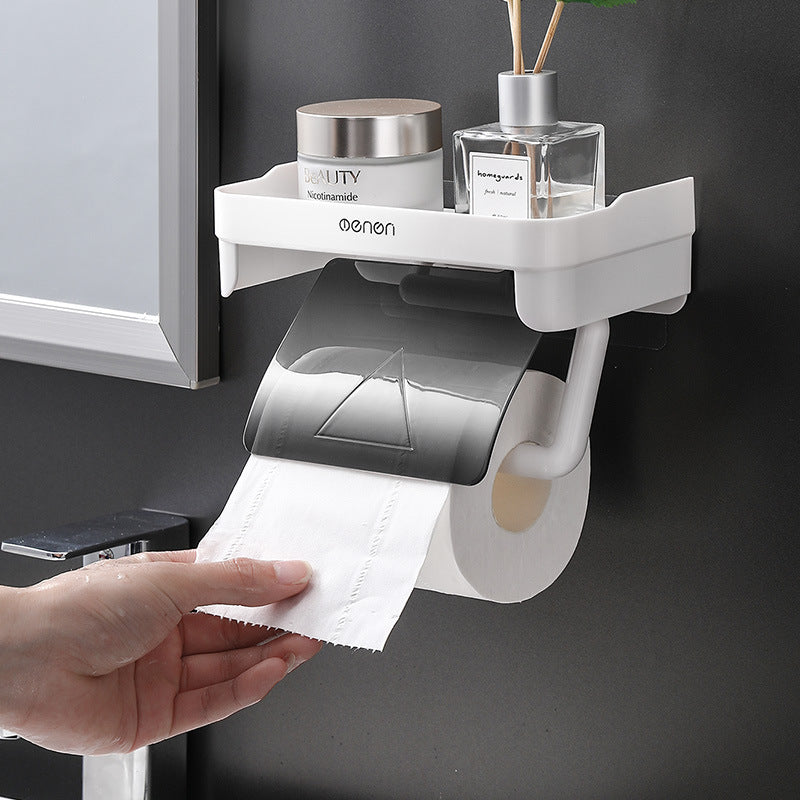 Support de rangement en plastique pour papier toilette, étanche, pour rouleaux de papier toilette.