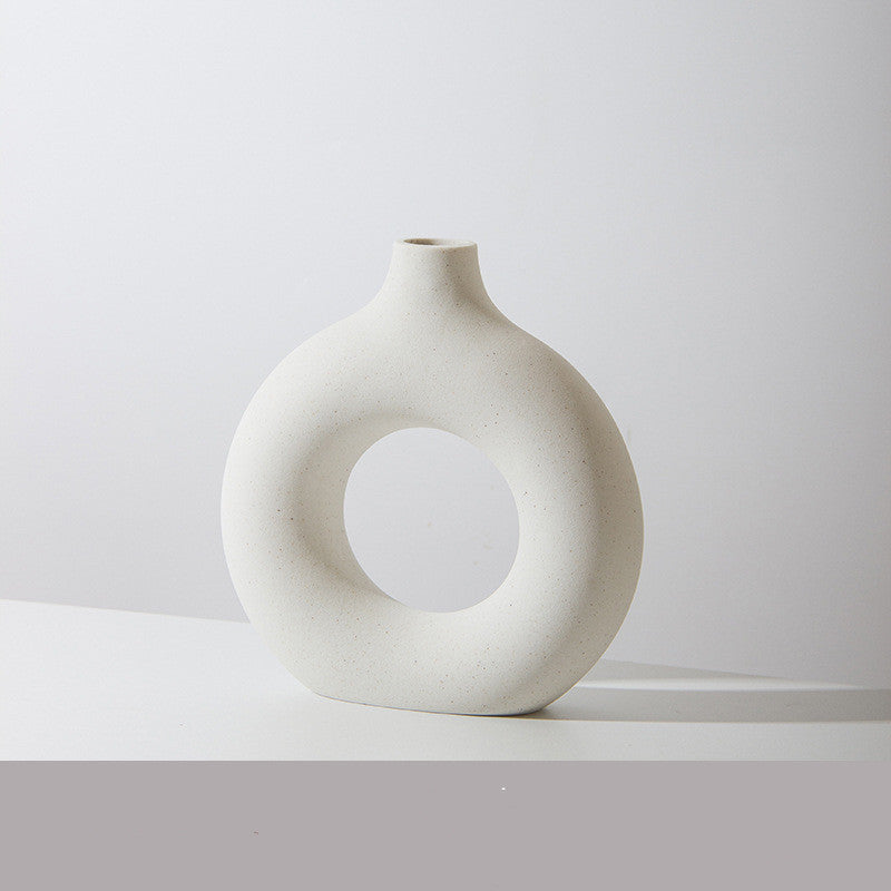 Nouveau vase à biscuits avec particules givrées, dispositif de composition florale