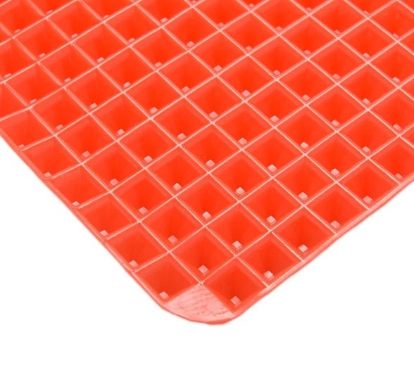Tapis de cuisson pyramidal en silicone antiadhésif avec grille, tapis de cuisson polyvalent pour four et barbecue, tapis résistant à la chaleur, ustensiles et accessoires de cuisine