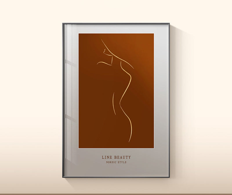 Tableau sur toile représentant une feuille de plante