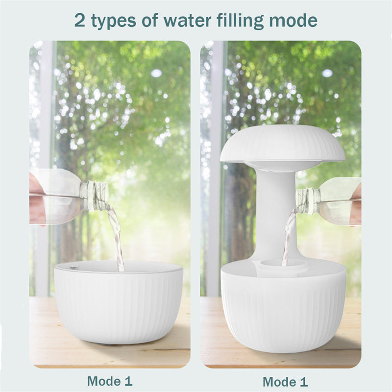 Humidificateur d'air antigravité, humidificateur à contre-courant silencieux, gouttelettes d'eau en lévitation, brumisateur rafraîchissant, soulage la fatigue