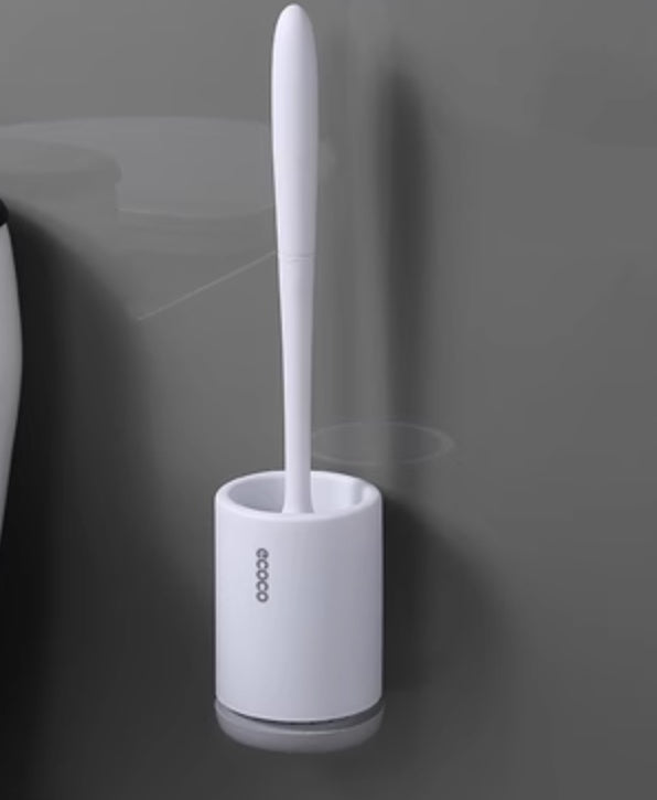 Tête de brosse en plastique souple antiadhésive pour toilettes