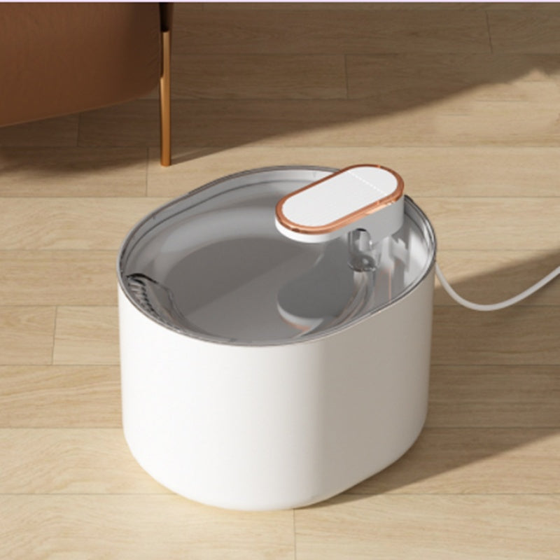 Fontaine à eau automatique silencieuse pour chats et chiens, rechargeable par USB. Distributeur d'eau électrique automatique pour animaux de compagnie.