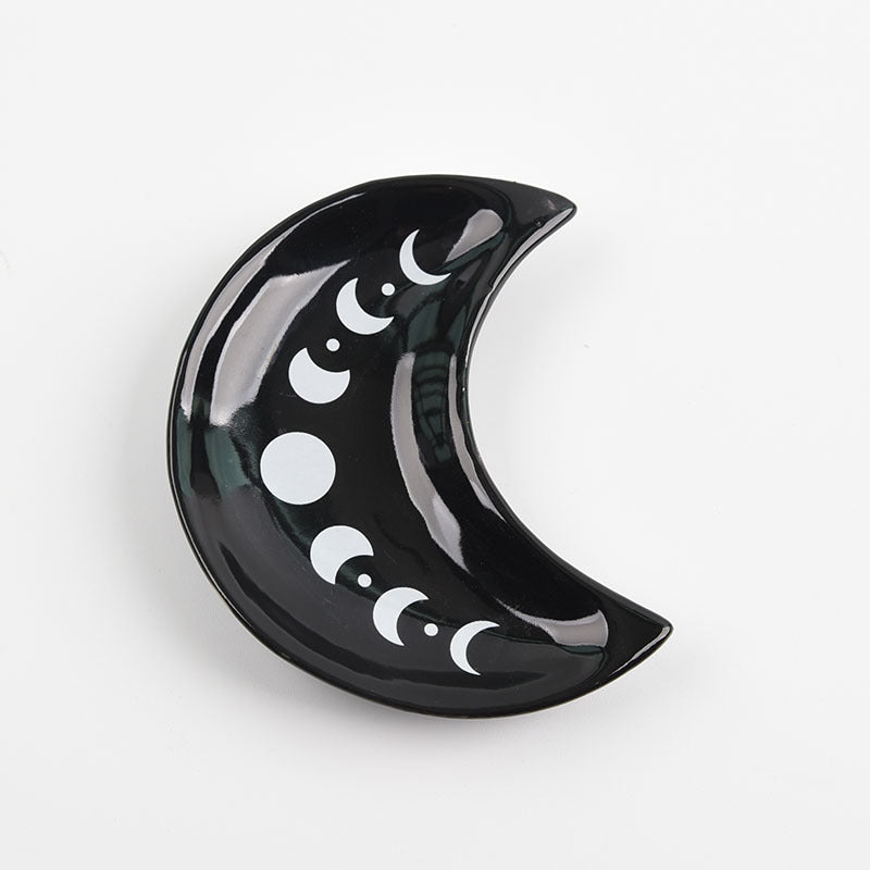 Porte-bijoux en céramique en forme de lune - Décoration intérieure