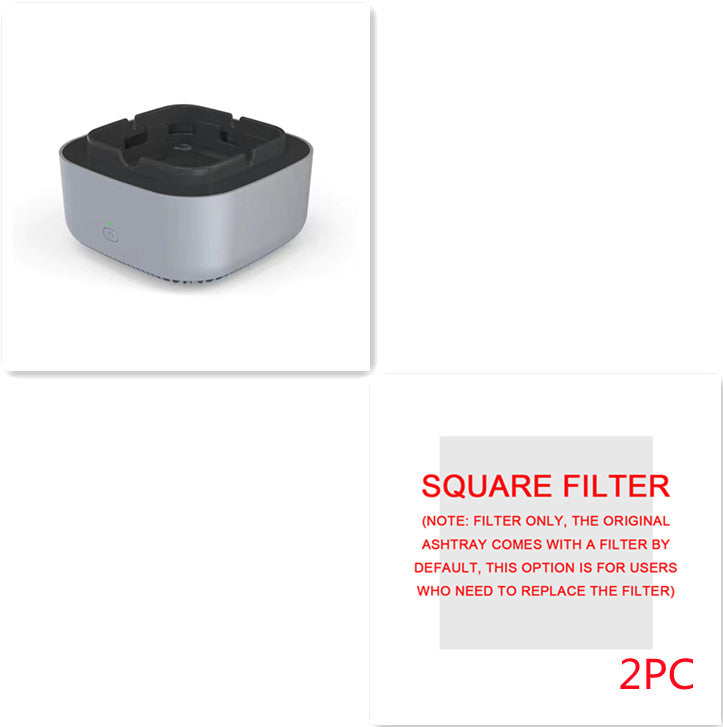 Cendrier purificateur d'air avec élimination de fumée et purification par anions - Appareil portable pour voiture