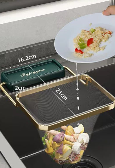 Filtre à ventouse pour évier de cuisine, filtre jetable pour restes alimentaires, égouttoir à déchets de cuisine, passoire d'évier, accessoires de cuisine