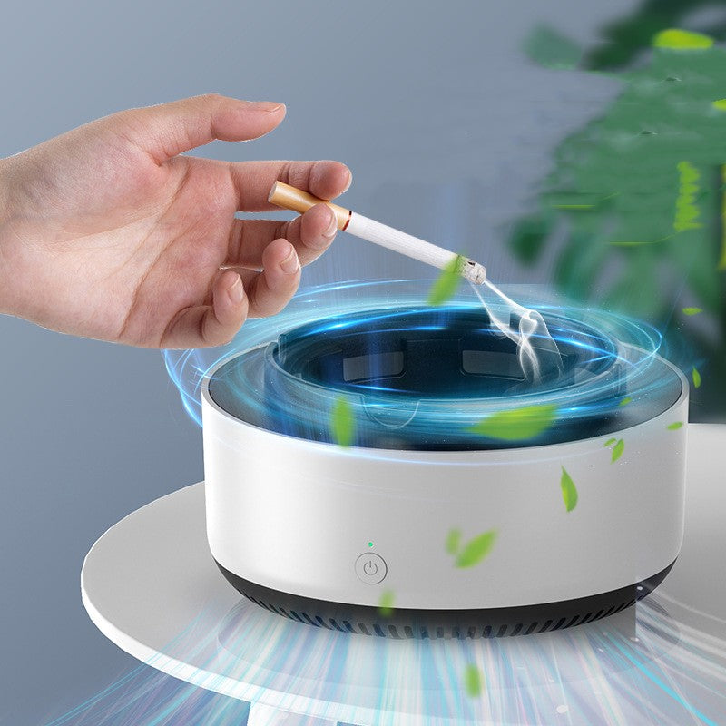 Cendrier purificateur d'air avec élimination de fumée et purification par anions - Appareil portable pour voiture